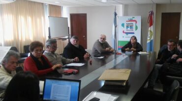 La reunión se realizó en el Centro Cívico en Santa Fe. Gentileza: prensa Gobierno de Santa Fe.