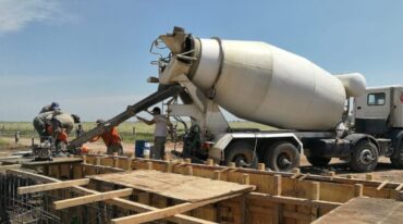 Obra de pavimentación de la ruta 10 entre Gálvez y Bernardo de Irigoyen. Gentileza: prensa Gobierno de Santa Fe.