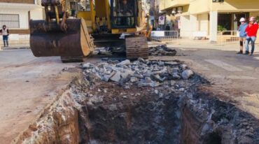 Las tareas incluyen la renovación de cañerías colectoras