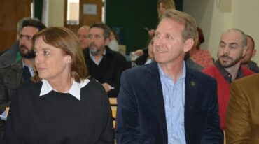 La ministra Ciciliani estuvo en Sunchales. Gentileza: prensa Municipalidad de Sunchales.