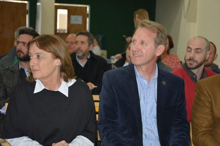 La ministra Ciciliani estuvo en Sunchales. Gentileza: prensa Municipalidad de Sunchales.