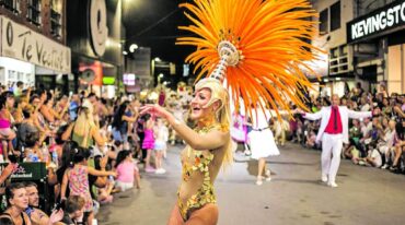 Emilce Parga es una de las estrellas del Carnaval de Gualeguaychú.