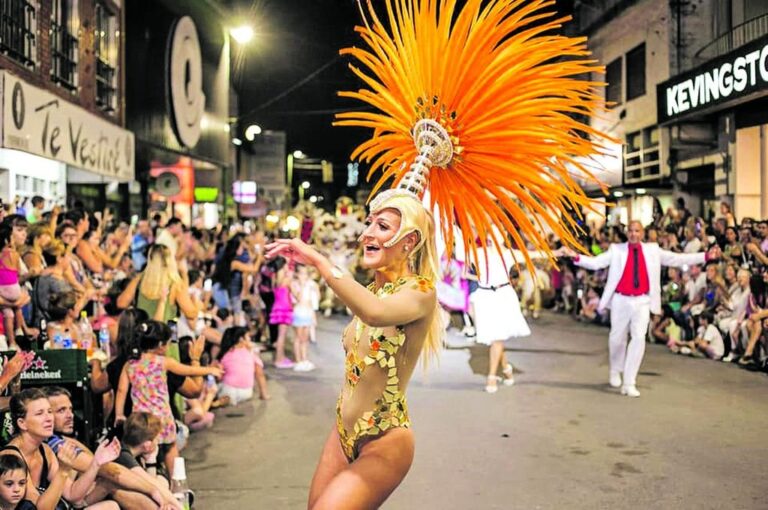 Emilce Parga es una de las estrellas del Carnaval de Gualeguaychú.