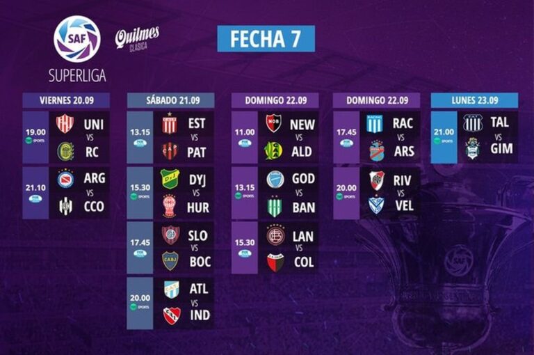 Unión y Central juegan el viernes. Mientras Newell's y Colón tienen sus compromisos programados para el domingo. Gentileza: prensa Superliga.