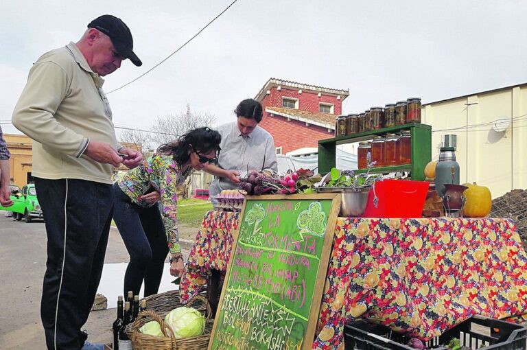En los 'agro puestos' se comercializaron hortalizas
