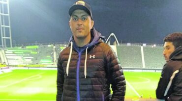 Jorge Valverde estuvo en la cancha el lunes pasado