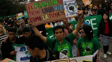 En todo el mundo. Las marchas contra el cambio climático se concentraron en la última semana en alrededor de 150 países. Xinhua.