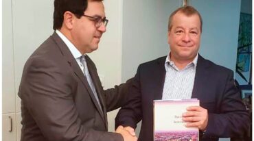 El intendente de Reconquista cerró un viaje de seis días. Gentileza: prensa Municipalidad de Reconquista.