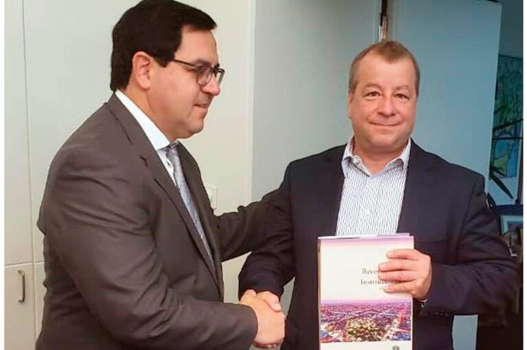 El intendente de Reconquista cerró un viaje de seis días. Gentileza: prensa Municipalidad de Reconquista.