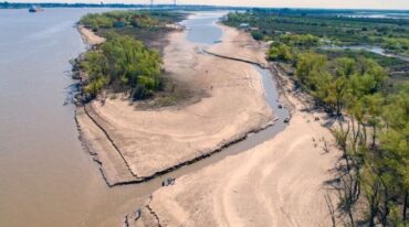 Arena. Así está el acceso a El Embudo
