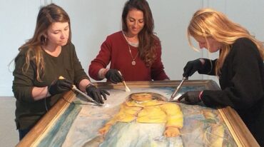 Los museos provinciales incorporaron nuevos conocimientos y experiencias en beneficio de la preservación del patrimonio artístico santafesino. Gentileza.