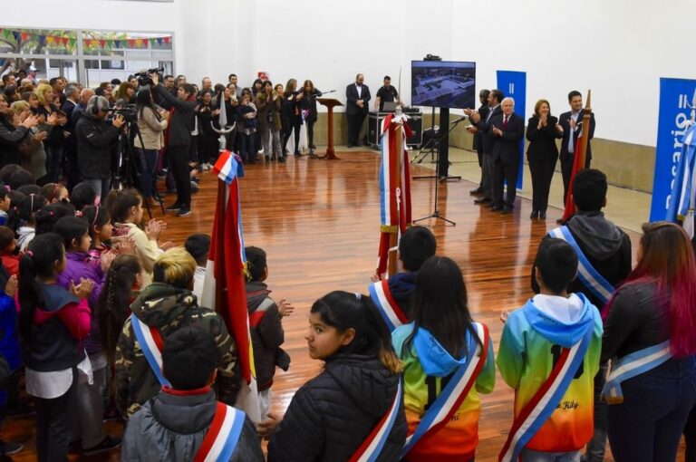 Lifschitz y Fein estuvieron presentes en el acto. Gentileza: prensa Gobierno de Santa Fe.