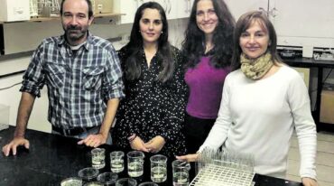 El grupo de trabajo que se abocó a la investigación y las expectativas que tienen sobre los avances del proyecto. Gentileza.