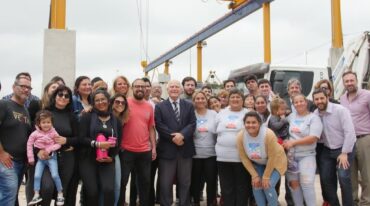 'Esta es la obra más grande de desagües en esta zona sur de la ciudad de Santa Fe'