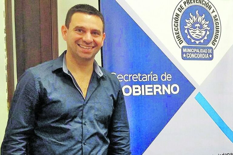 El director de Seguridad municipal Diego Passarello