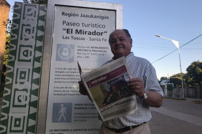 De norte a sur. En Las Toscas y en Rufino