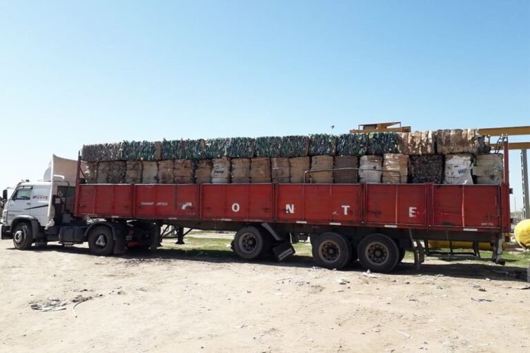 La venta de este insumo representan 260.000 pesos para la Municipalidad de Rufino. Gentileza: prensa Municipalidad de Rufino.