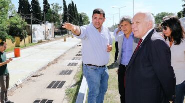 El gobernador Lifschitz supervisó los trabajos que se realizan en esa importante vía de comunicación