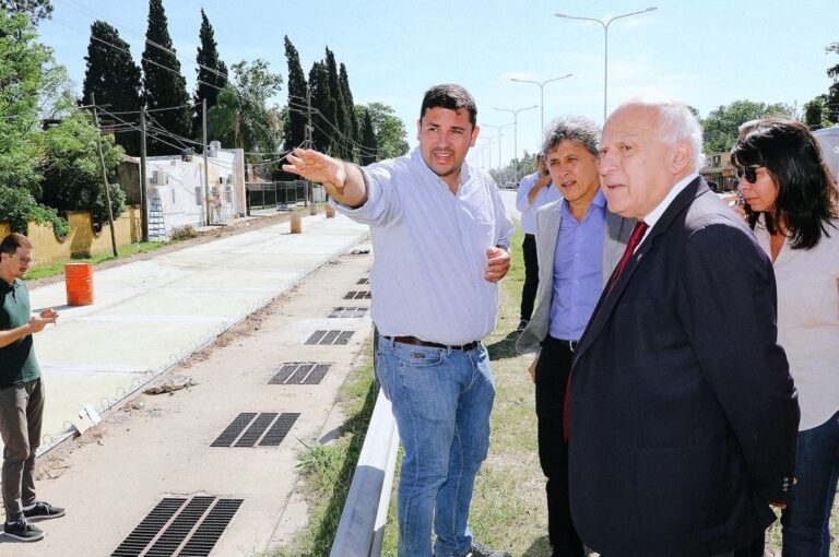 El gobernador Lifschitz supervisó los trabajos que se realizan en esa importante vía de comunicación