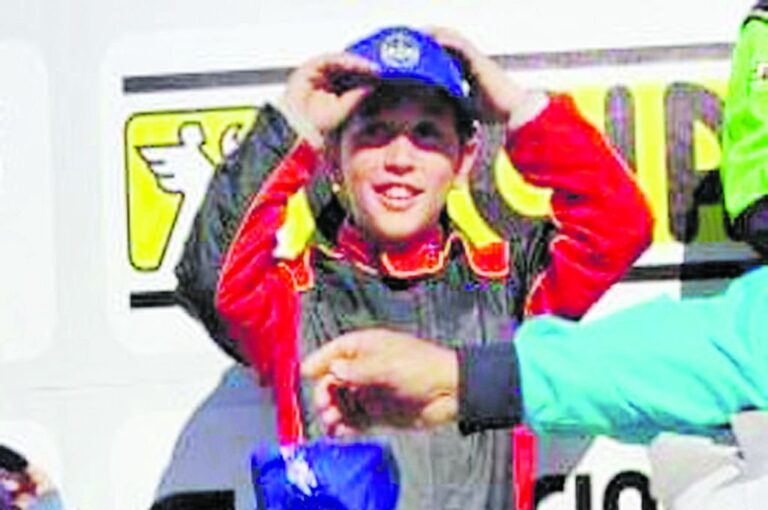 Matías Jusid se inició en el karting a los 5 años.