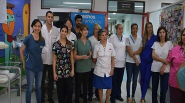 El equipo de Neonatología salió al encuentro de la gente de Concordia.