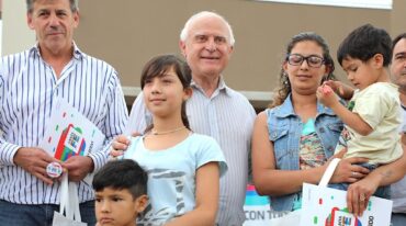 El gobernador estuvo acompañado por el intendente electo