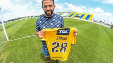 La rompió Gamba. Quebró una racha de 22 años sin victorias de Central en el Monumental. Gentileza: prensa Rosario Central.
