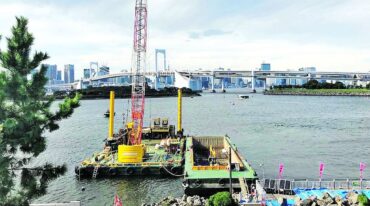 Diversas obras en la bahía tokiota concluyen a más de 200 días para la llegada del evento