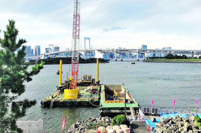 Diversas obras en la bahía tokiota concluyen a más de 200 días para la llegada del evento
