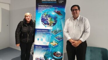Stella Clerici y Amadeo Vallejos participaron del congreso internacional en España. Gentileza: prensa Municipalidad de Reconquista.