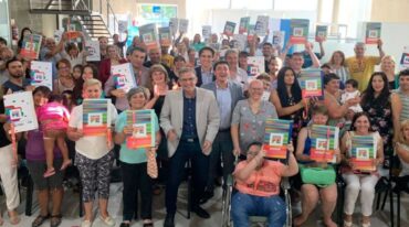 Fue en el marco del programa Protegé tu Casa. Gentileza: prensa Gobierno de Santa Fe.