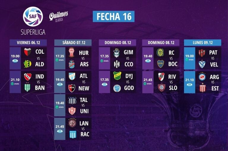 Se disputa la última fecha para todos los equipos. La semana próxima se jugarán los postergados. Gentileza: prensa Superliga.