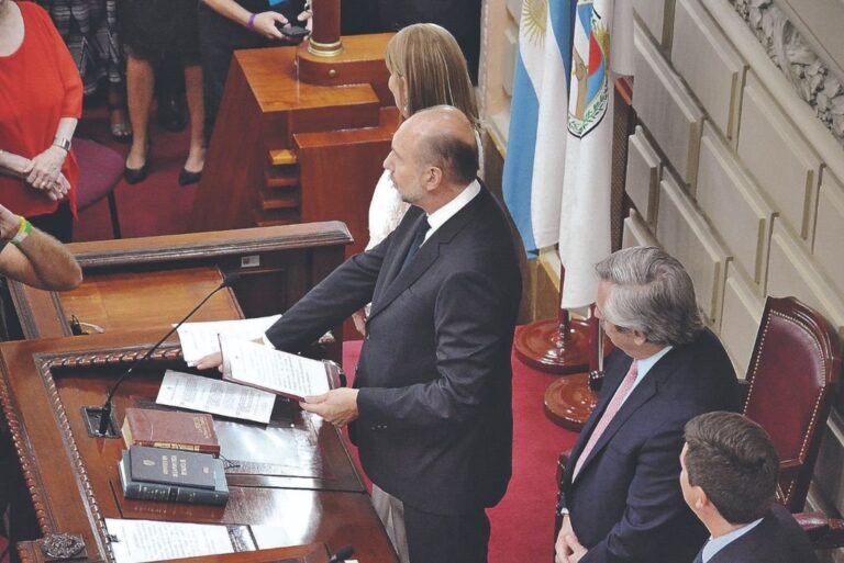 Ante el presidente de la Nación