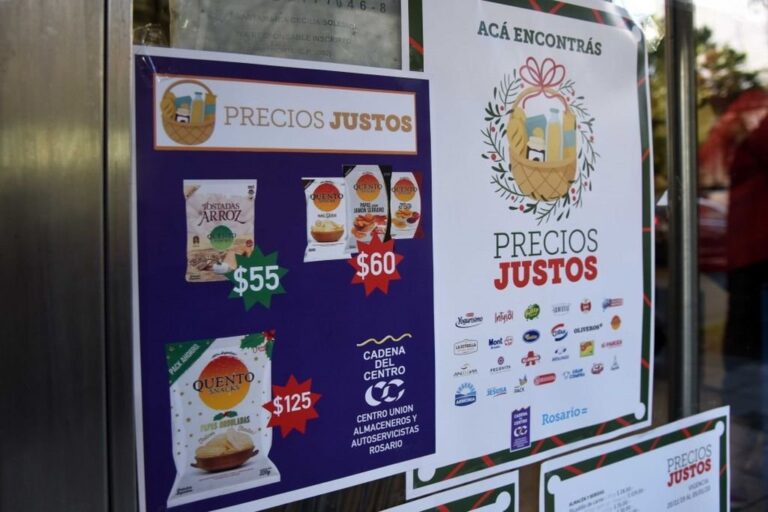 Precios Justos continúa ofreciendo más de un centenar de productos a precios accesibles y congelados en más de 100 almacenes y minimercados de diferentes barrios de la ciudad. Gentileza: prensa Municipalidad de Rosario.