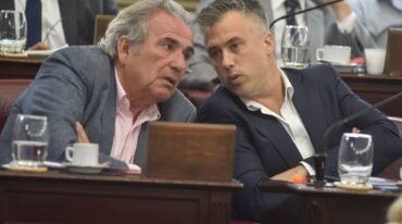 Los justicialistas Olivera y Busatto defensores de la reforma tributaria. Luis Cetraro.