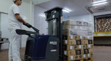 Se realizó el primer embarque de carne porcina al gigante asiático. Gentileza: prensa Gobierno de Santa Fe.