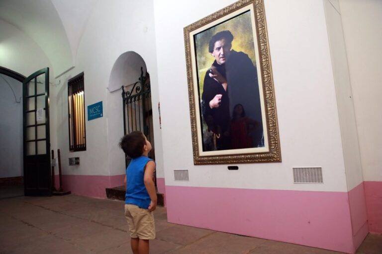 Los cuadros vivos son una de las atracciones del Museo Conventual San Carlos. Gentileza: prensa Municipalidad de San Lorenzo.