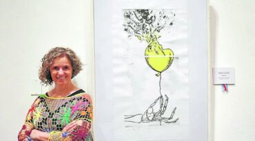 La artista entrerriana comparte con el mundo sus obras.
