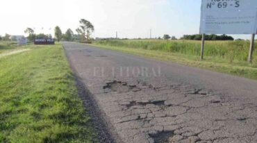 "La ruta se encuentra fuertemente deteriorado