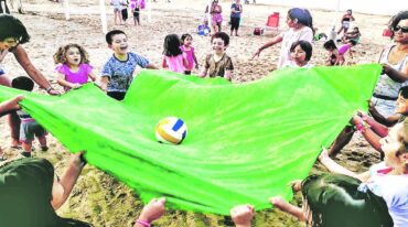 Los más pequeños disfrutan la 'Guriteca'