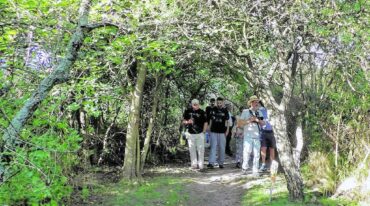 Una de las actividades del Encuentro es 'a campo'