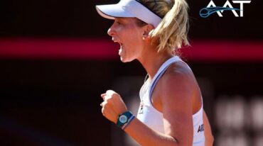Bosio ganó en dos sets frente a Daianne Hayashida. Gentileza: prensa AAT.