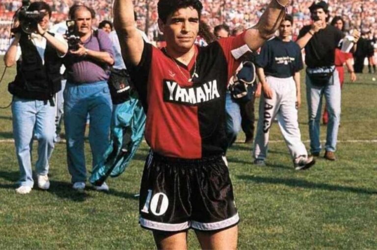 Diego en su breve paso por la lepra.   Gentileza