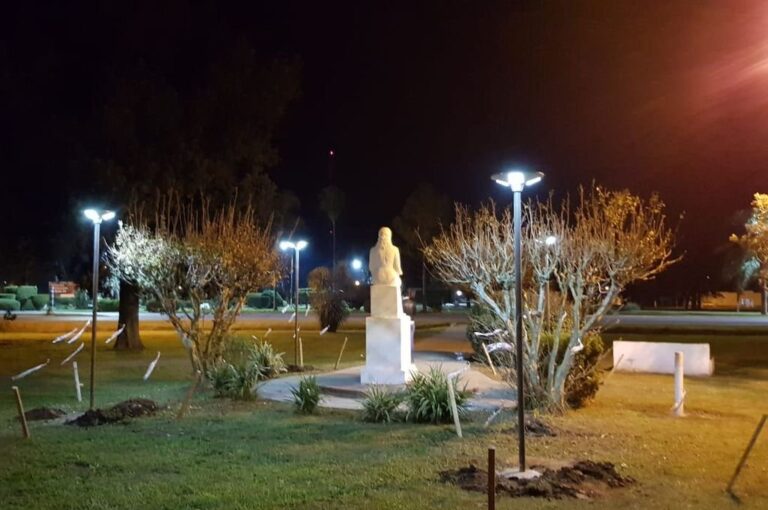 Imsteyf destacó que a lo largo del 2019 se habían incorporado 64 luminarias led en los accesos a la localidad