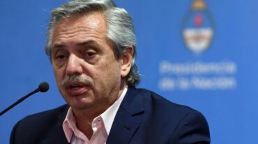 El presidente habló el domingo sobre las medidas para frente al coronavirus. Télam.