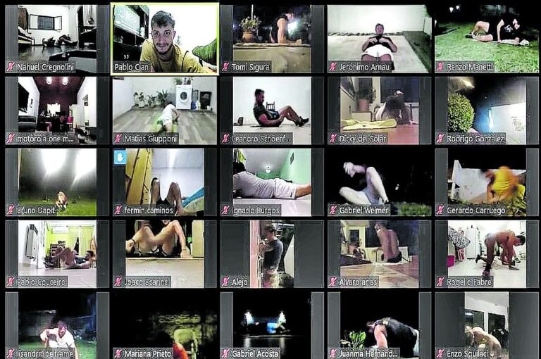 El Plantel Superior del Club Tilcara busca mantenerse activo encontrándose con el desarrollo de las actividades físicas propuestas por los entrenadores a través de la plataforma Zoom.