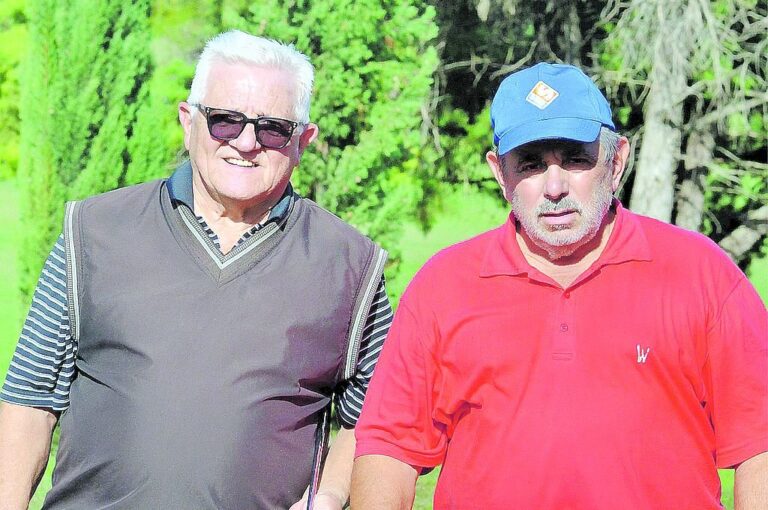 Los dirigentes Humberto Gracia y Aroldo Rueda