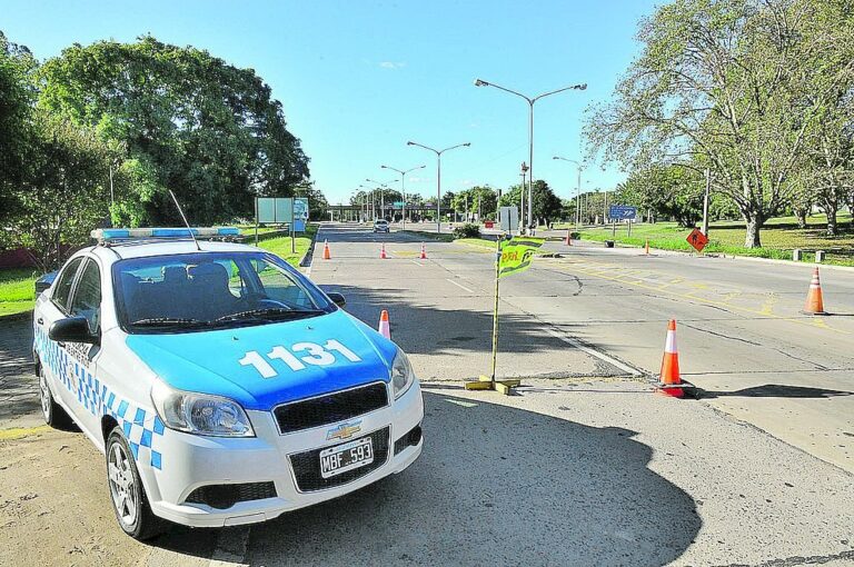 En el lado Paraná del Túnel Subfluvial