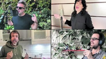 La solidaridad y el compañerismo de los artistas fue clave para poder hacer el video.