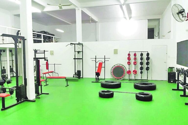 Los gimnasios hoy. Sin funcionamiento e impedidos de ejercer su rol de aportar a la salud general.